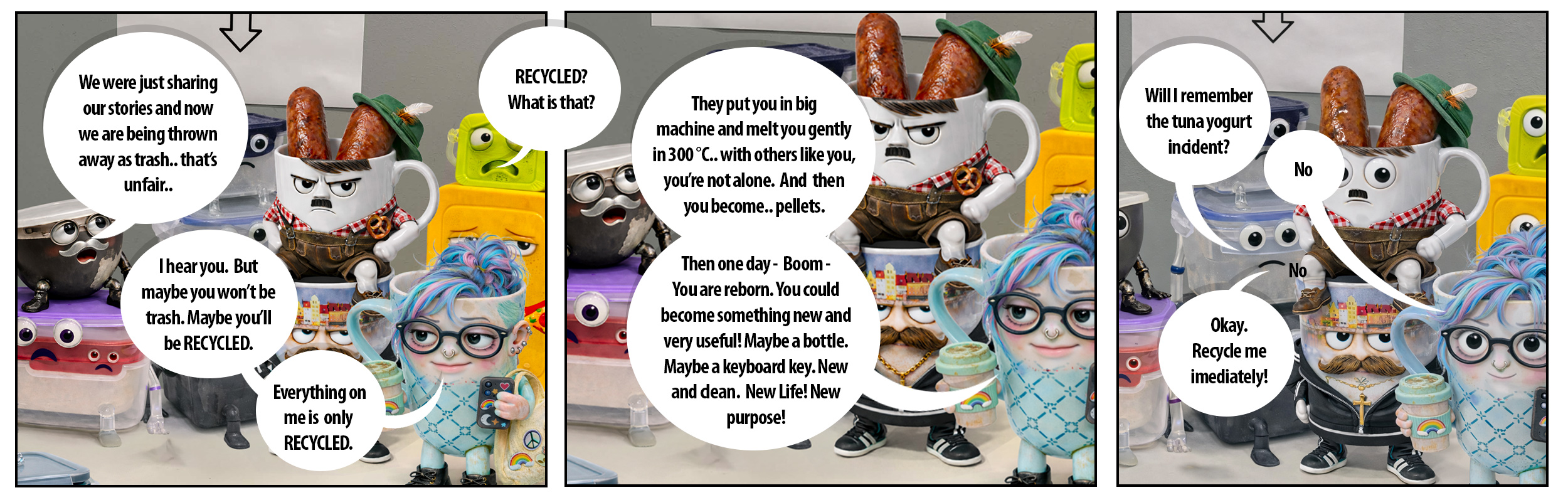 Office Unhinged - S01E03 - Comics Series Panelset 3-4