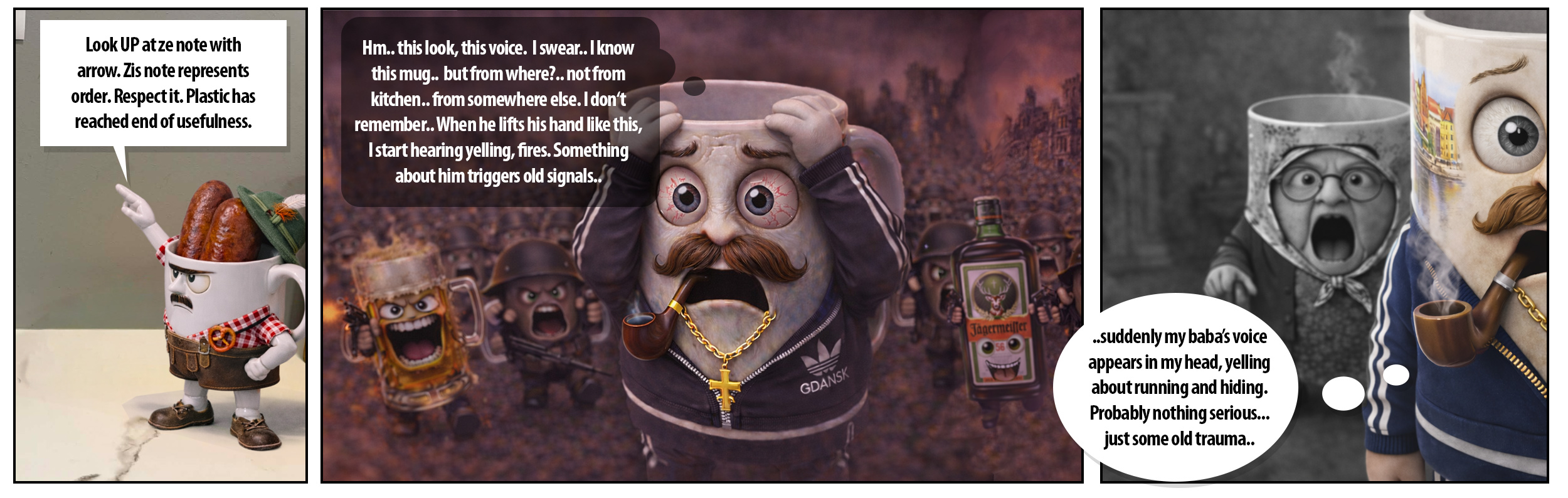 Office Kitchen Unhinged - S01E04 - Comics Series Panelset 2-5