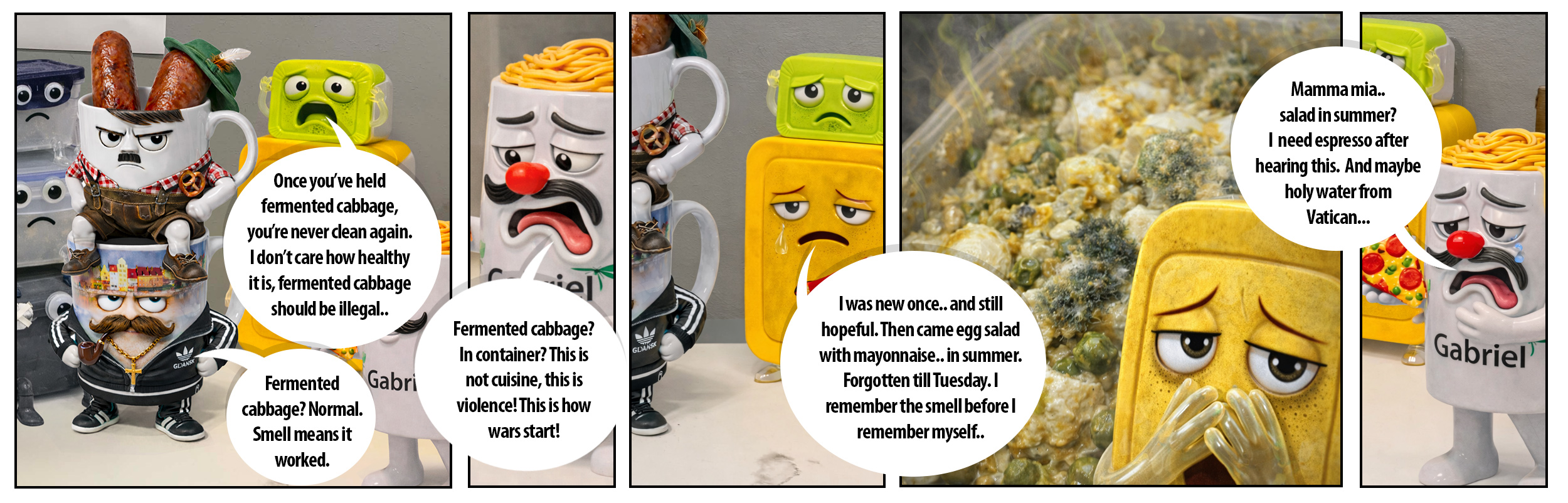 Office Kitchen Unhinged - S01E04 - Comics Series Panelset 3-2