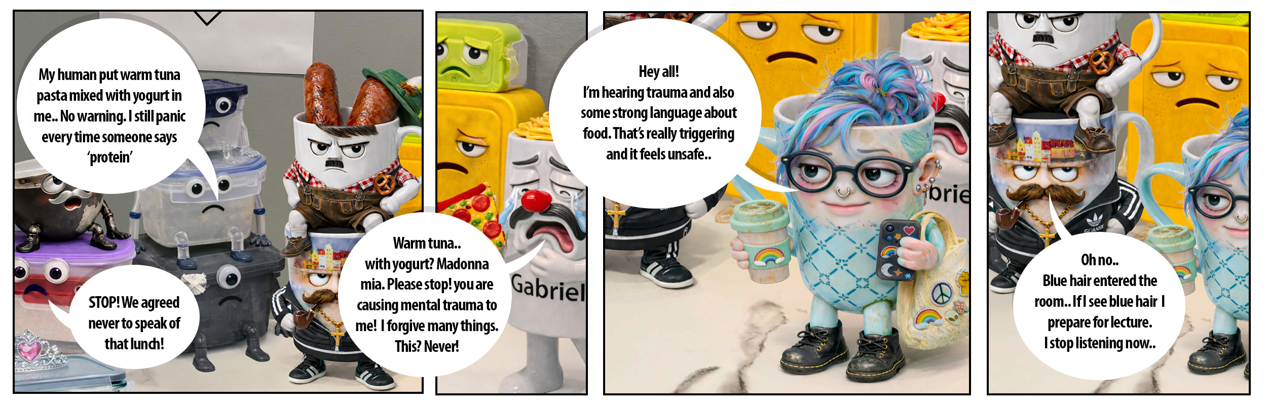 Office Kitchen Unhinged - S01E04 - Comics Series Panelset 3-3