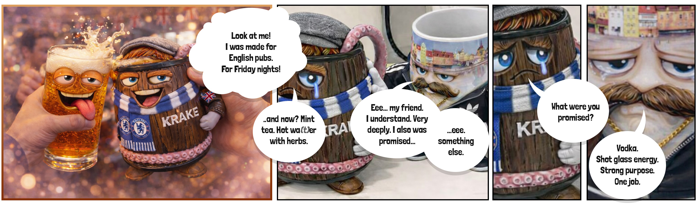 Office Kitchen Unhinged - S01E05 - Comics Series Panelset 1-4