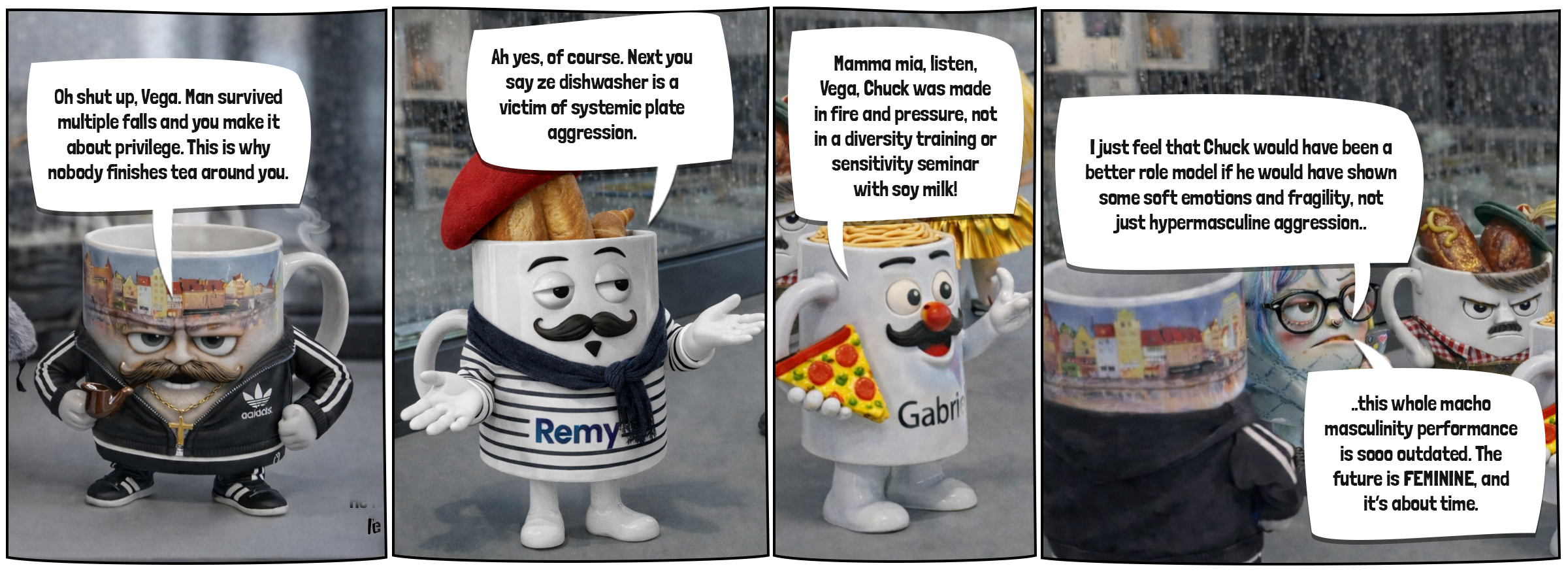 Office Unhinged - S01E05 - Comics Series Panelset