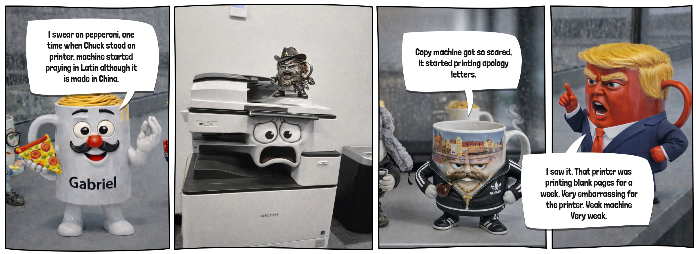 Office Unhinged - S01E05 - Comics Series Panelset